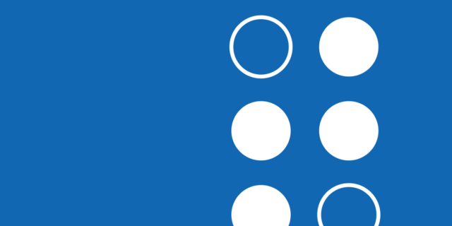 Ein blaues Bild mit weißen Kreisen als Blog-Beitragsbild